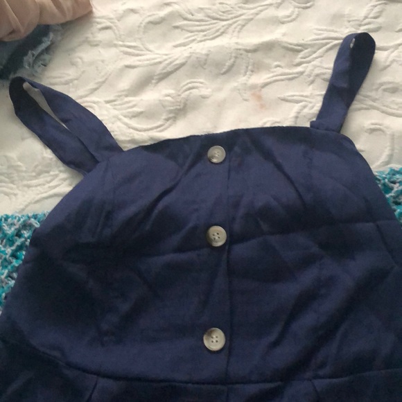 Large, navy blue with non- functioning buttons - Picture 2 of 3